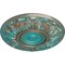 Ekena Millwork Whitman Ceiling Medallion (For Canopies up to 3 3/4"), 13"OD x 1 3/8"P, Copper Green Patina CM13WHCGS - alternate 2